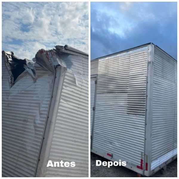 Antes e depois de serviço realizado pela Via Truck Brasil 1